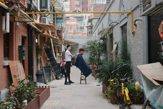 Blind Barber Travels to China by Jeff Laub on Blind Barber